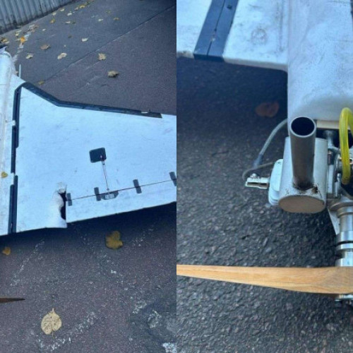 Drona rusă Gerbera, dezvăluită cu componente internaționale