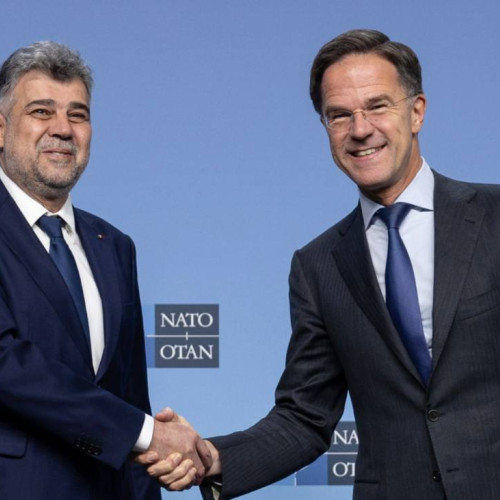 Întrevedere între Marcel Ciolacu și Secretarul General al NATO, Mark Rutte