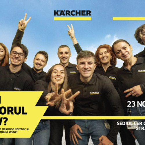Experimentează Factorul WOW la Portile Deschise Karcher în Curtea de Argeș