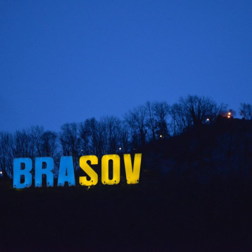 Drapelul Ucrainei va fi afisat pe Tampa în Brașov