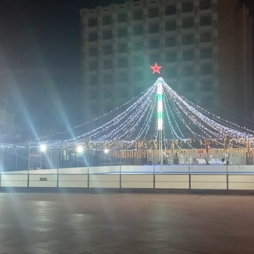 Patinoar nou în Piața Unirii din Focșani