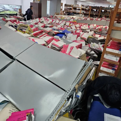 Accident grav la Tribunalul București