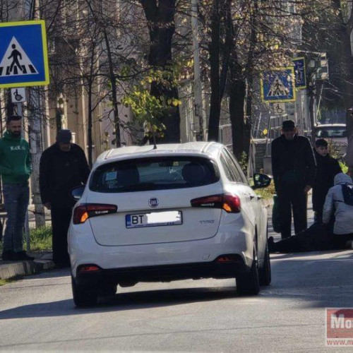 Accident pe trecerea de pietoni în Botoșani