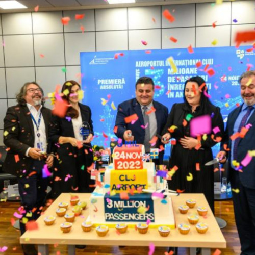Aeroportul Internațional "Avram Iancu" Cluj atinge din nou 3.000.000 de pasageri