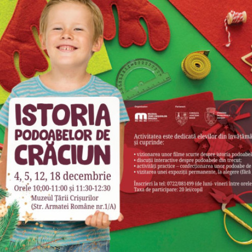 Activitatea educațională "Istoria podoabelor de Crăciun" la muzeu
