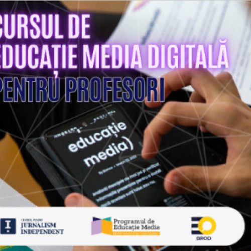 75 de profesori de gimnaziu se alătură Programului de Educație Media