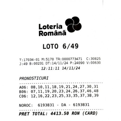 Galateanul câștigător al premiului de 9,5 milioane de euro la Loto 6/49 și-a ridicat recompensa