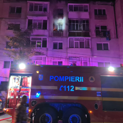 Incident de fum într-un apartament din municipiu