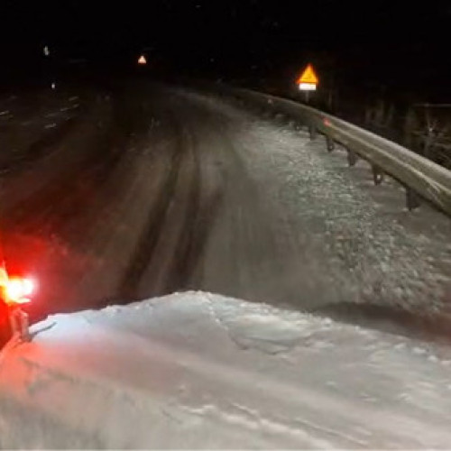 Trafic rutier sub influența vremii de iarnă în județul Harghita