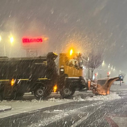 Acțiuni de deszăpezire în Brașov, după ninsori abundente