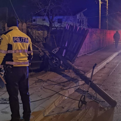 Accident rutier în satul Talpigi: un șofer fără permis și în stare de ebrietate
