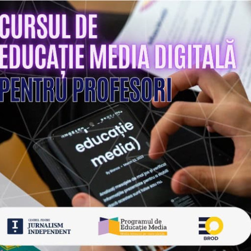 Centrul pentru Jurnalism Independent deschide înscrierile pentru formarea de educație media digitală adresată profesorilor