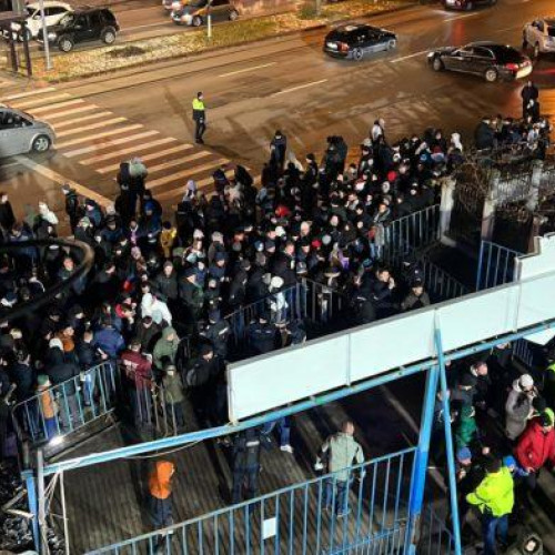 Stadion plin la meciul FC Botoșani - FCSB
