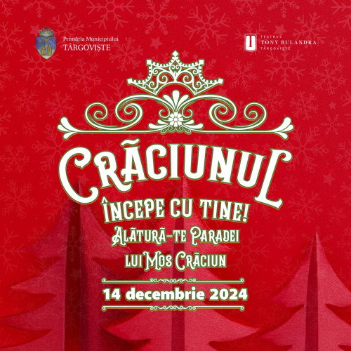 Tinerii din Târgoviște sunt invitați la Parada lui Moș Crăciun