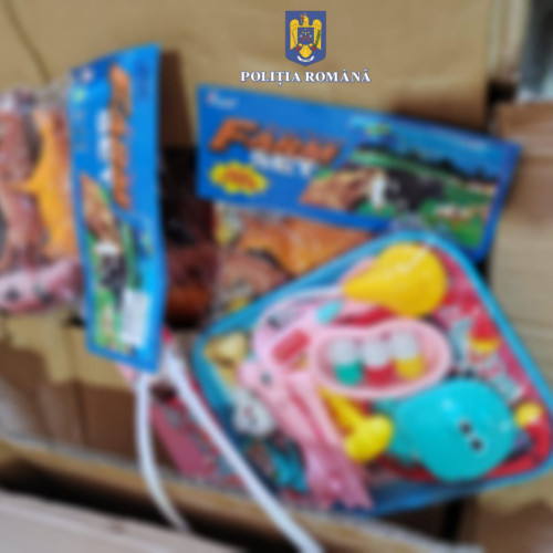 Descoperire importantă în Portul Constanța: 38 de colete cu jucării contrafăcute