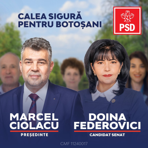 PSD Botoșani îndeamnă locuitorii să voteze pe 1 decembrie