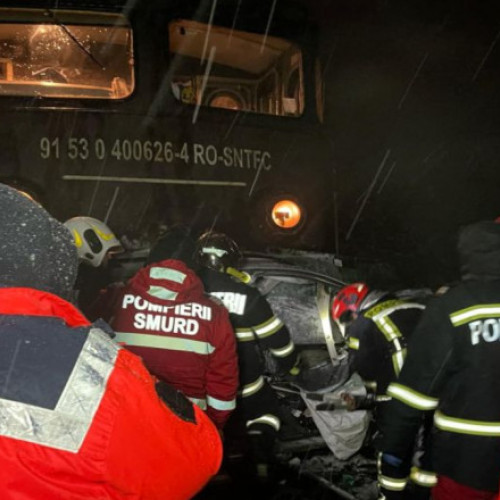 Accident feroviar tragic la Lugoj: Un bărbat a murit după coliziunea cu un tren