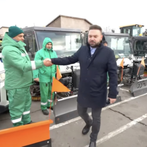 Pregătiri pentru deszăpezire în Sectorul 5, anunțate de primarul Vlad Popescu Piedone