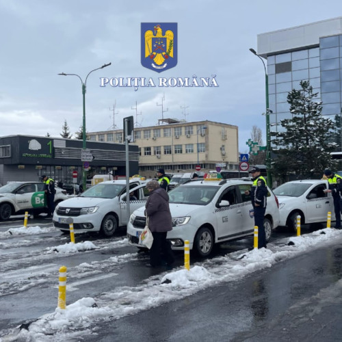 Acțiune de control rutier în sectorul transportului de persoane