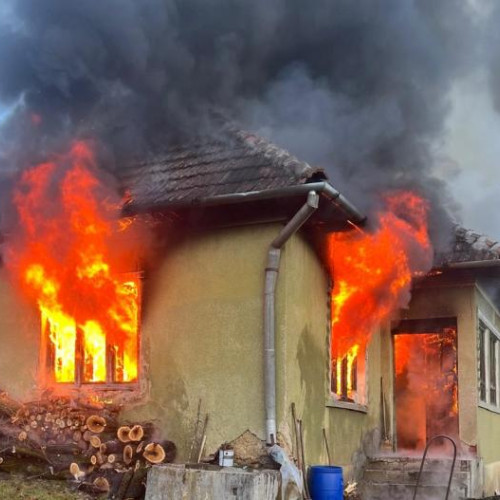 Incendiu devastator în localitatea Palatca