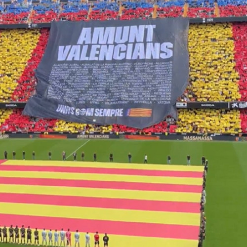 Fotbalul revine la Valencia după inundațiile devastatoare