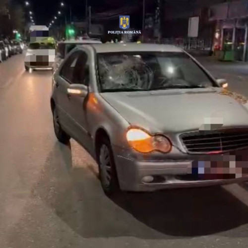Accident rutier în Târgoviște: un tânăr a lovit un pieton pe bd. Tudor Vladimirescu