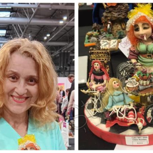Clujeanca Ilona Zoltani transformă prăjiturile în artă