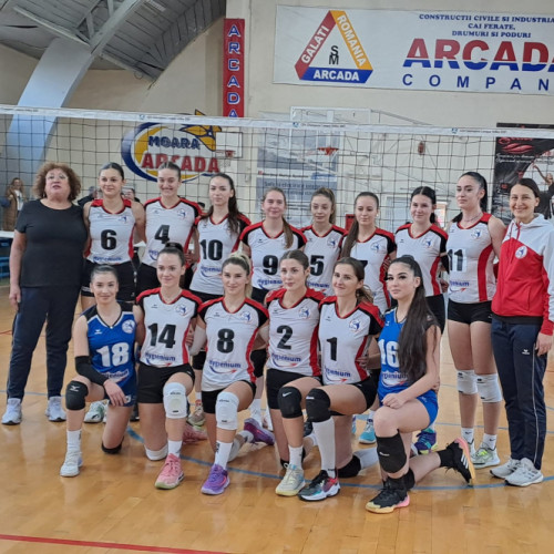 CSU Galați domină seria Est în esalonul al doilea de volei feminin