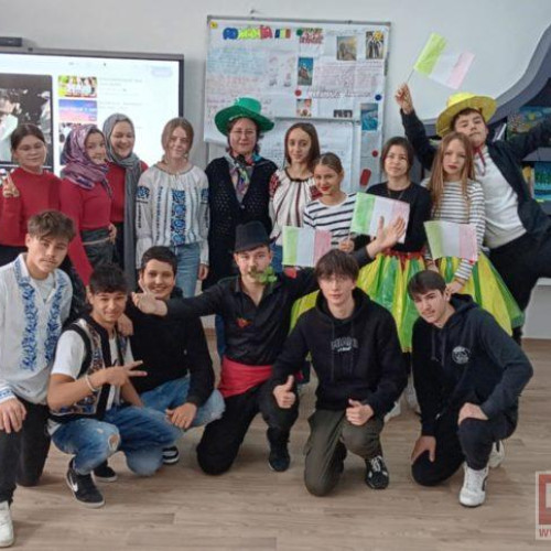 Elevii din clasa a VIII-a A de la școala gimnazială Albești celebrează Săptămâna Educației Globale