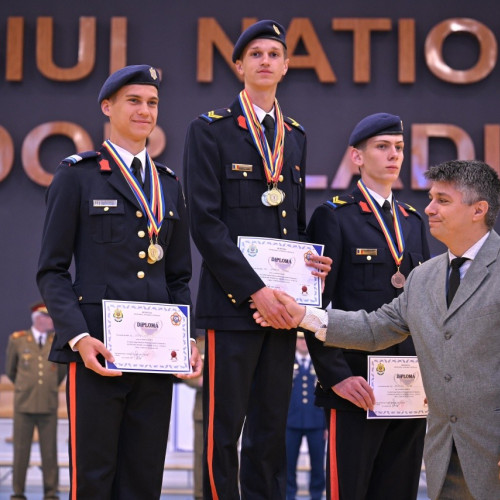 Damian Dragota - un tânăr exemplar din Botoșani, campion în sporturile militare liceale