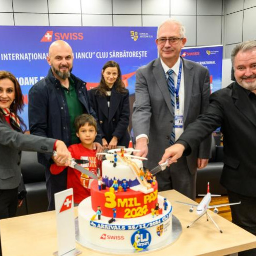 Aeroportul Internațional "Avram Iancu" Cluj sărbătorește atingerea pragului de 3.000.000 de pasageri pentru al doilea an consecutiv