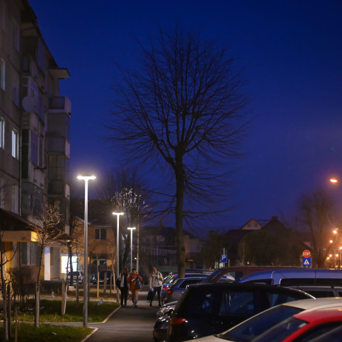 Modernizarea iluminatului public în cartierele din Sibiu