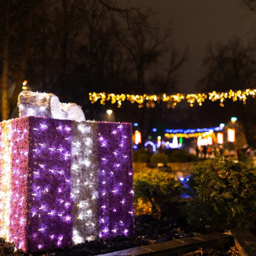 Iluminatul festiv de iarnă va fi activat mai devreme în Botoșani