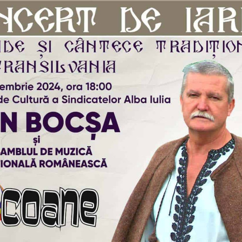 Concert de iarnă cu Ioan Bocșa la Alba Iulia