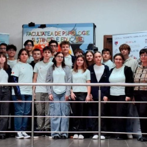 Echipa de robotică Cyberlis76, vizită la Facultatea de Psihologie și Științele Educației din București
