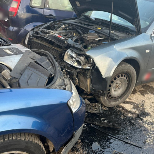 Accident rutier în Boldut, comuna Ceanu Mare, județul Cluj: trei persoane primesc îngrijiri medicale