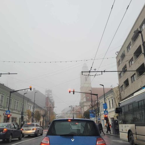 Avertizare meteorologică de Cod Galben de ceață în județul Cluj