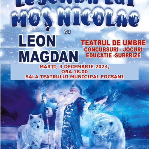 Seară magică la Teatrul Municipal "Mr. Gh. Pastia" din Focșani pe 3 decembrie
