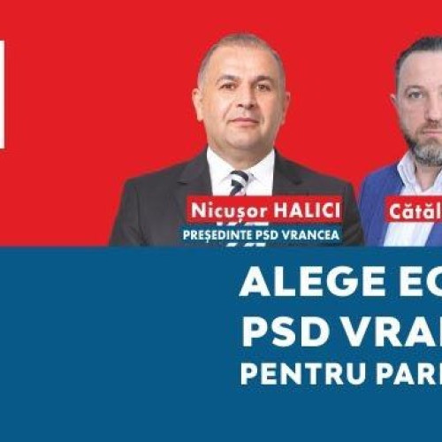 Pe 1 decembrie, susține echipa PSD Vrancea pentru Parlament!