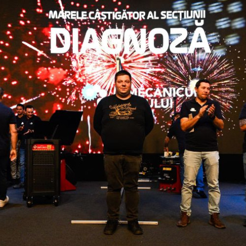 Marele premiu al concursului "Mecanicul anului" a ajuns la Andrei Uricaru din comuna Măgura