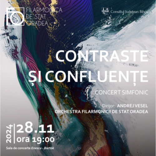Concert simfonic &quot;Contraste și confluente&quot; la sala de concerte &quot;Enescu-Bartok&quot;