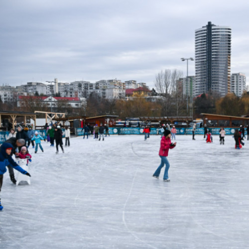Patinoarul Fiesta Sport din Cluj-Napoca s-a deschis oficial