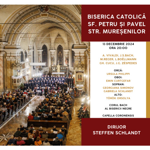 Concert de Crăciun la Biserica Romano-Catolică "Sf. Petru și Pavel"