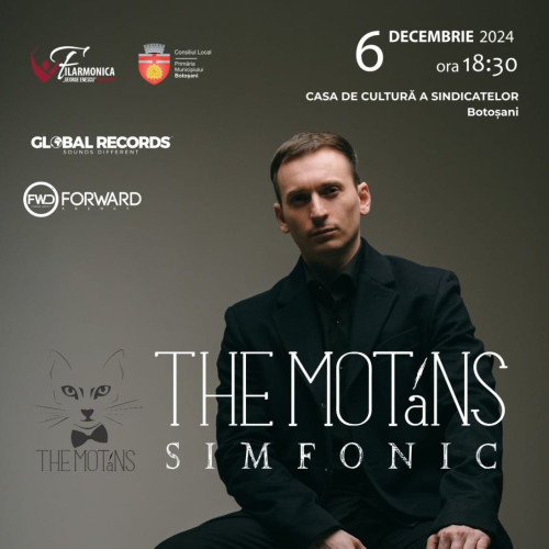 The Motans susține un concert la Botoșani alături de Filarmonica Botoșani