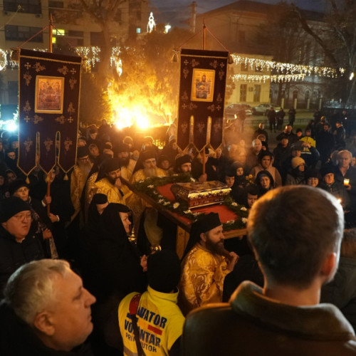 Procesiune în cinstea Sfântului Apostol Andrei la Galați