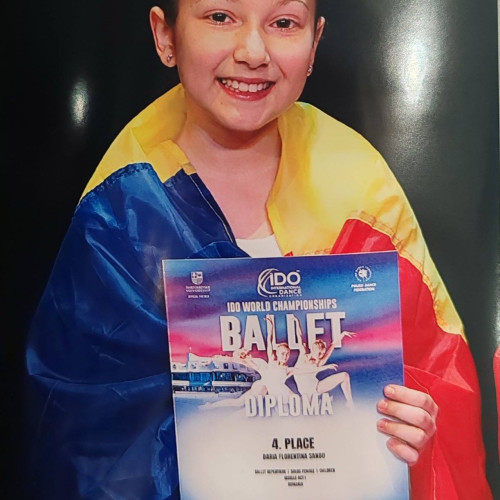 Mică balerină din Răcari, clasare remarcabilă la Campionatul Mondial de Balet