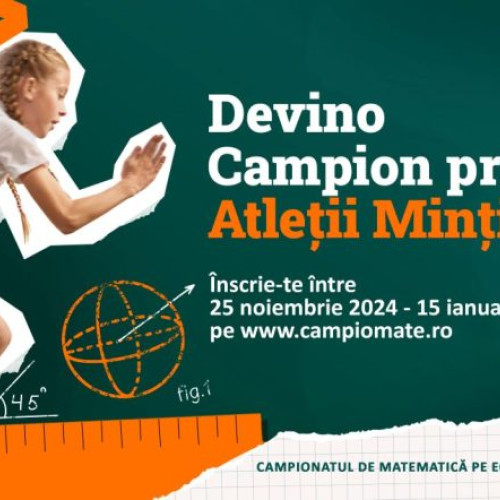 CampioMATE 2025: Peste 15.000 de elevi de gimnaziu participanți la o nouă ediție