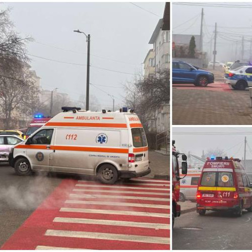 Accident rutier grav în Bacău: doi șoferi implicați fără răni grave
