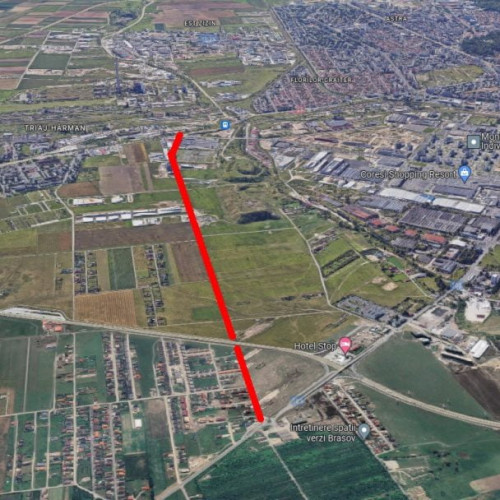 Întârzierea amenajării rutei Brașov - Sânpetru din cauza exproprierilor