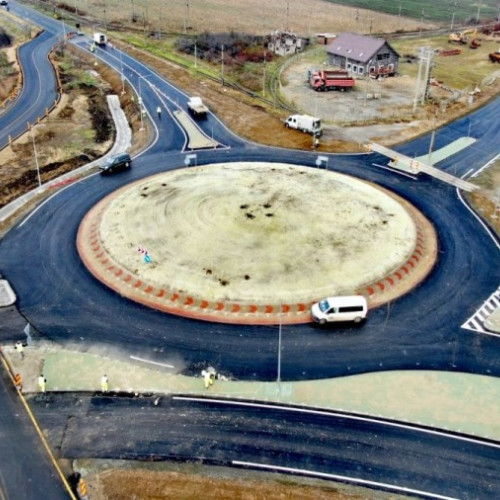 Imagini spectaculoase de pe Centura Aradului: Lucrarea este cu șase luni în avans